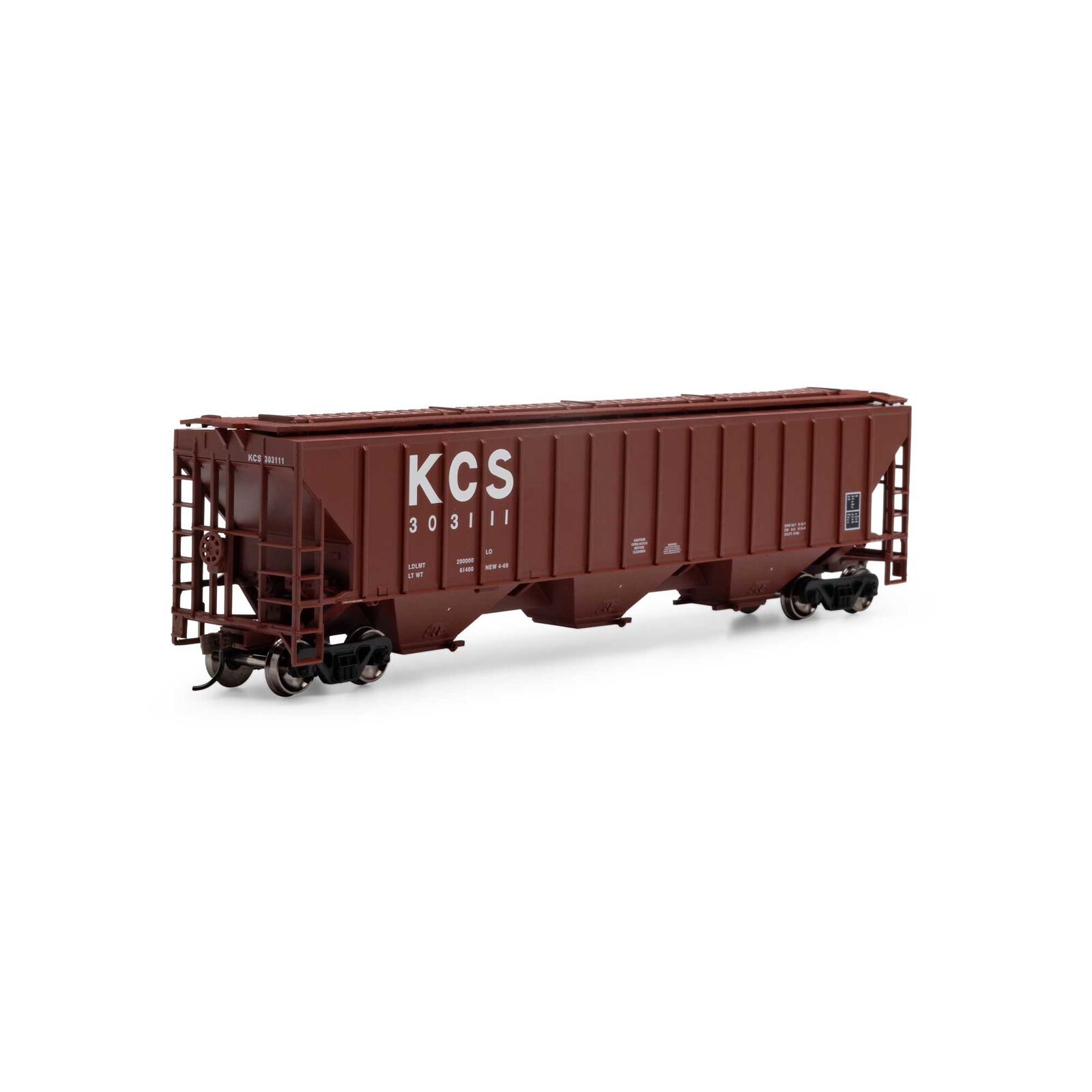 HO PS4740 Covered Hopper, KCS #303111