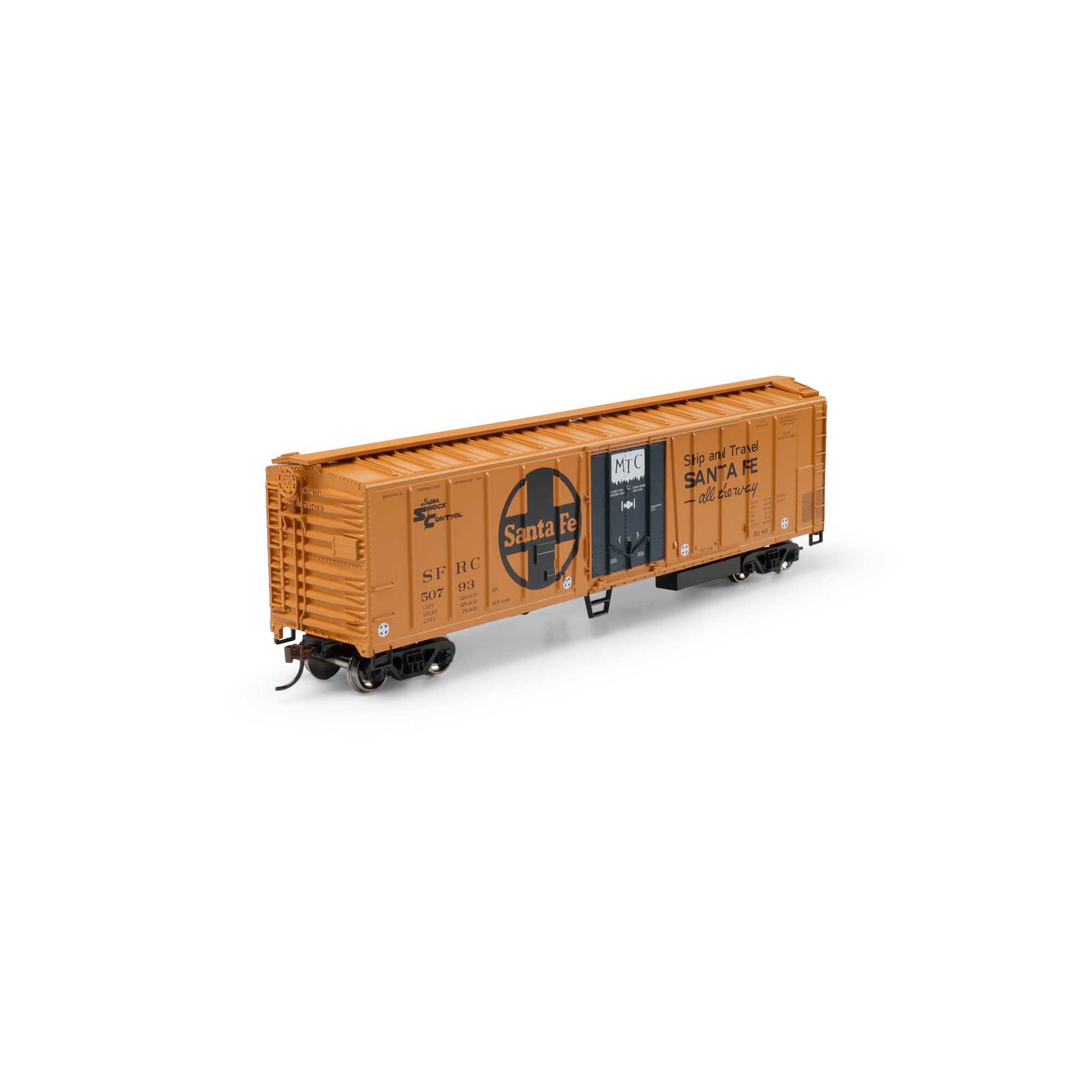 Roundhouse HO RND 50' Exterior Post Mechanical Reefer, SFRC #50793