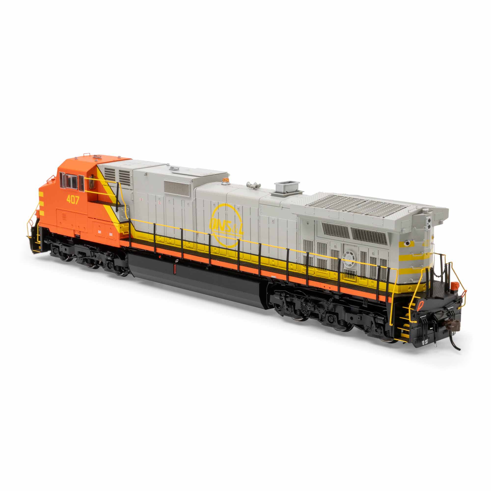 Athearn Genesis HO GE Dash 9-44CW Locomotive, QNSL #407 Model