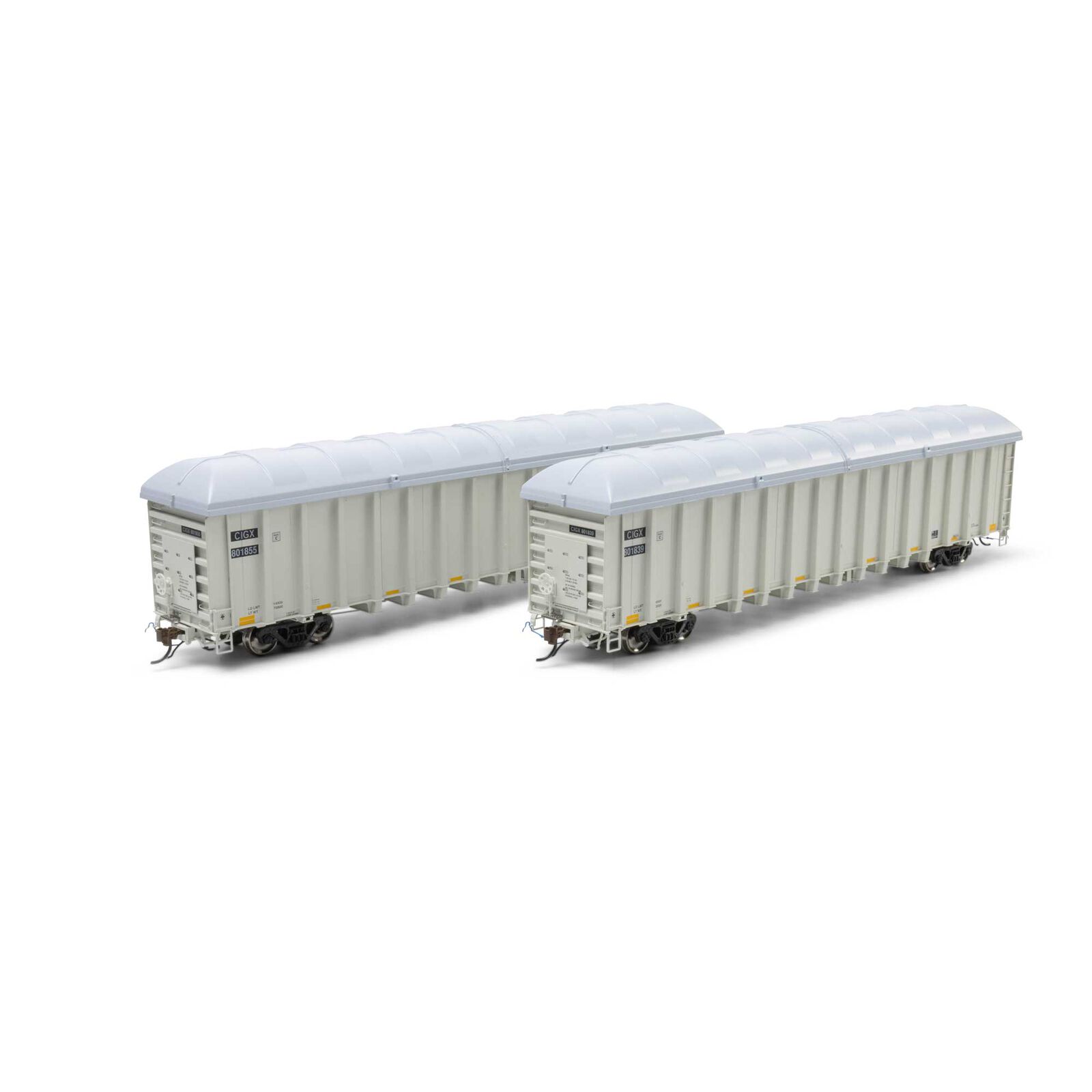 HO NSC 6400 Gondola with Cover, CIGX #801839, 801855 (2)