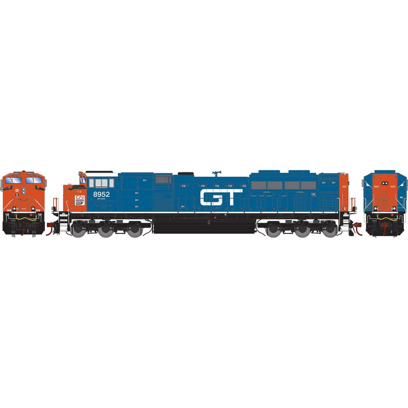 HO G2 SD70M-2 with DCC & Sound, CN/GT/Heritage #8952