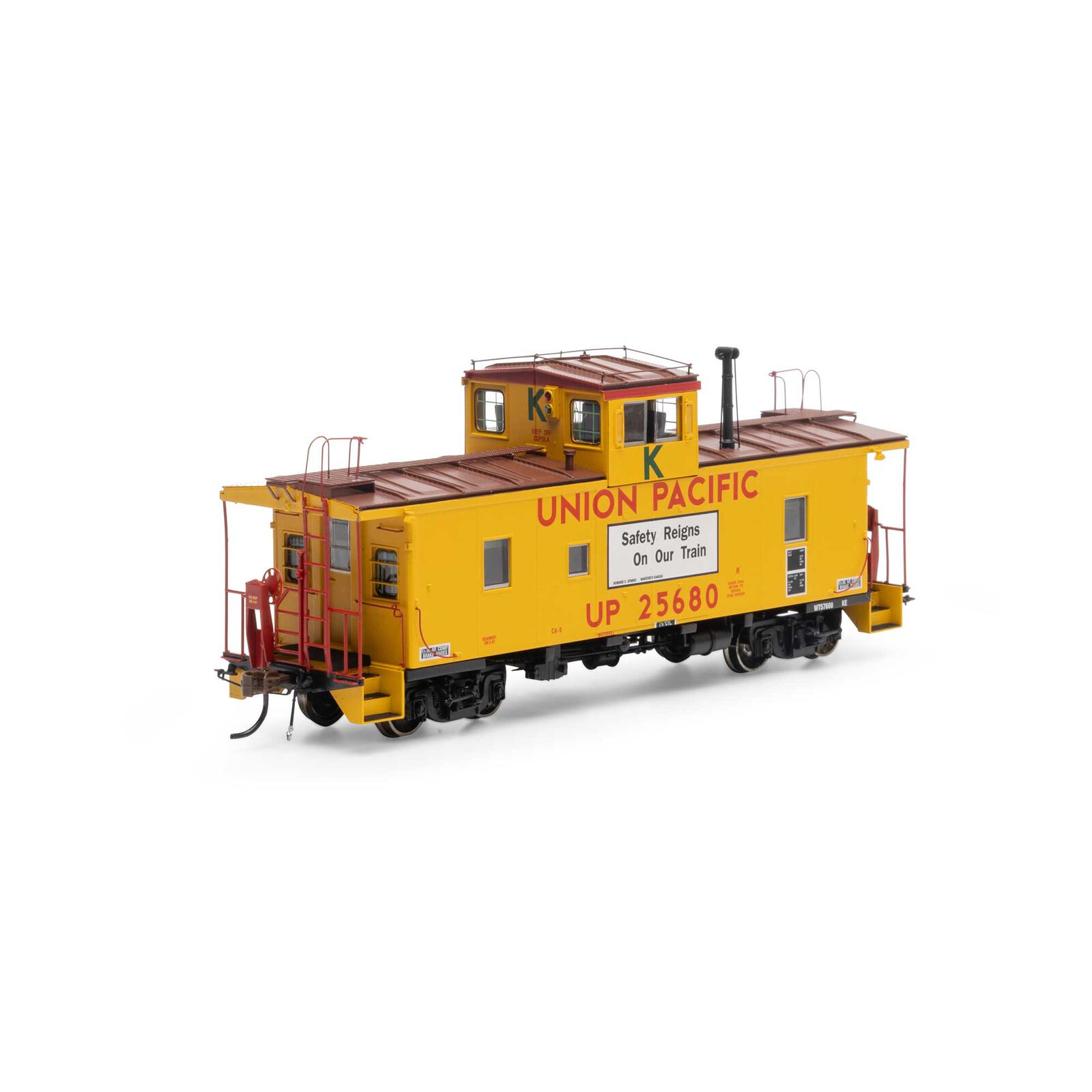 HO ICC Caboose CA-9 with Lights & Sound, UP #25680