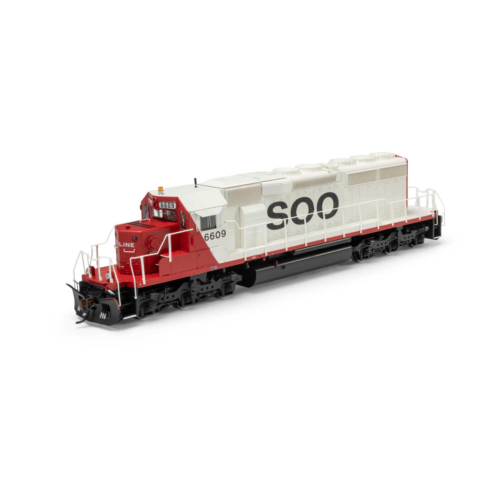 HO EMD SD40-2 Locomotive with DCC & Sound, SOO #6609