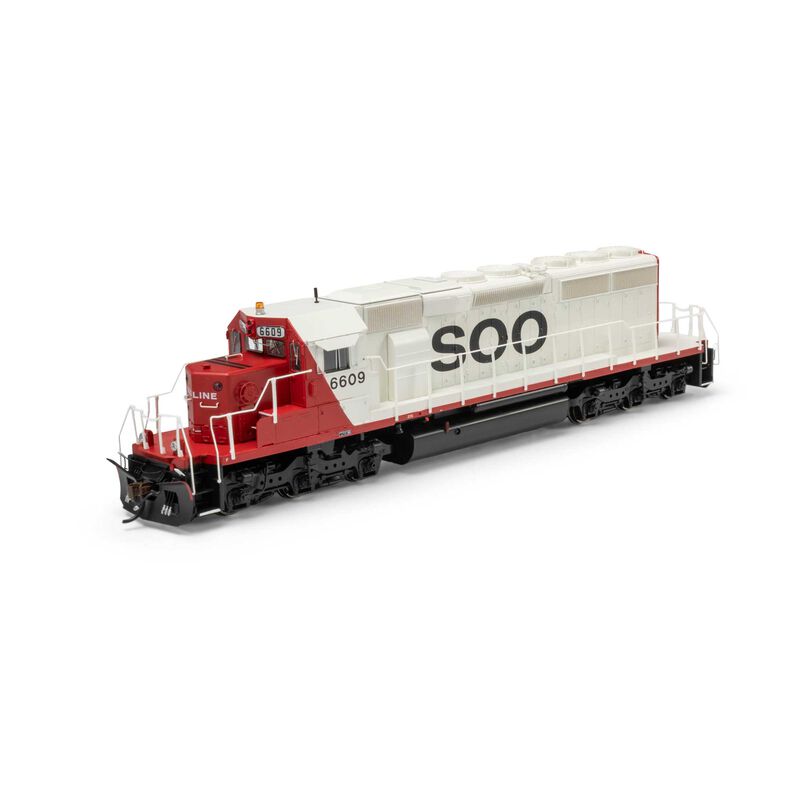 HO EMD SD40-2 Locomotive with DCC & Sound, SOO #6609