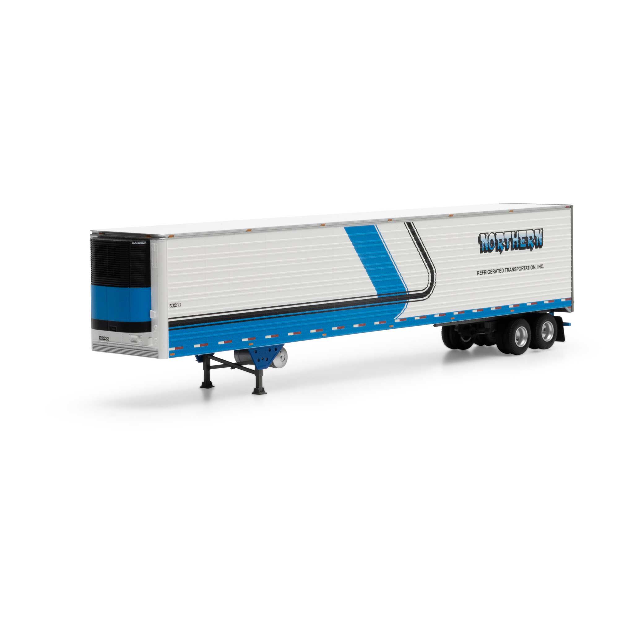 HO 53' Reefer Trailer, Northern Refrigerated #53233 Model Train