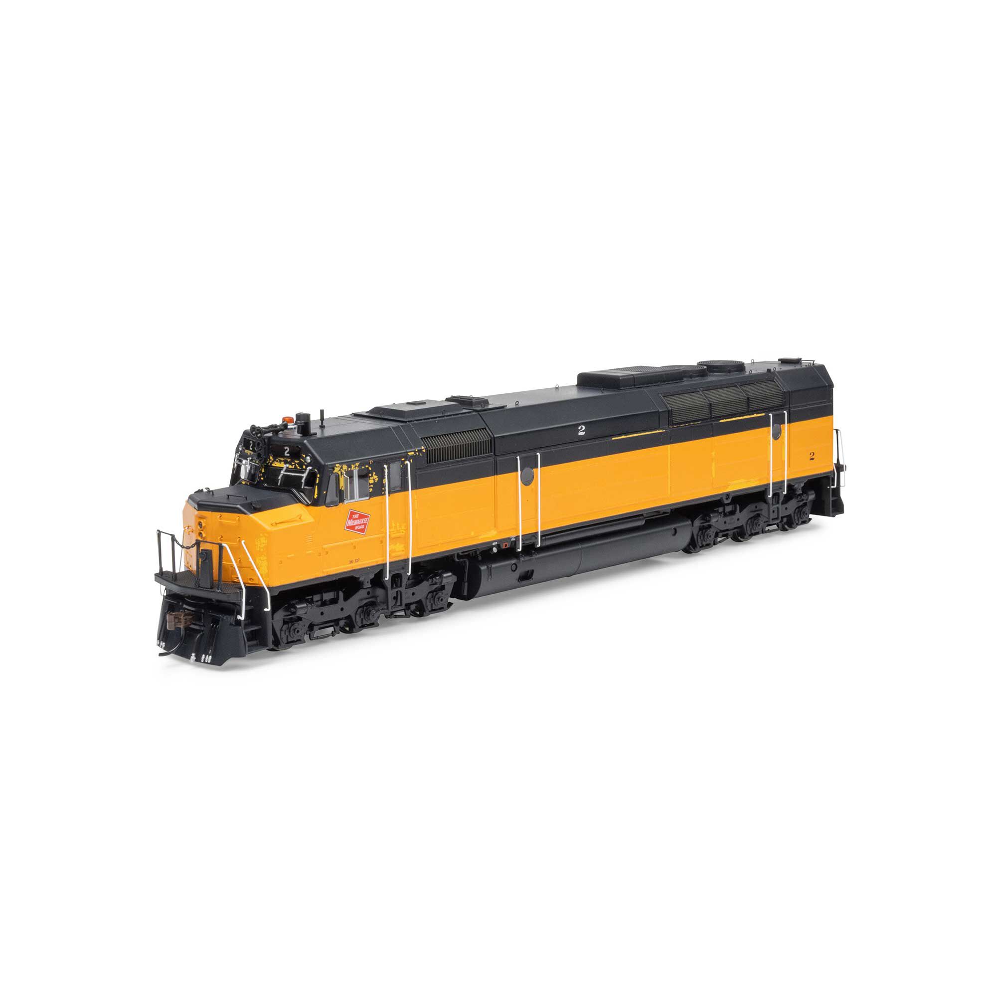 Athearn HO FP45 Locomotive with DCC & Sound, MILW #2 Model Train
