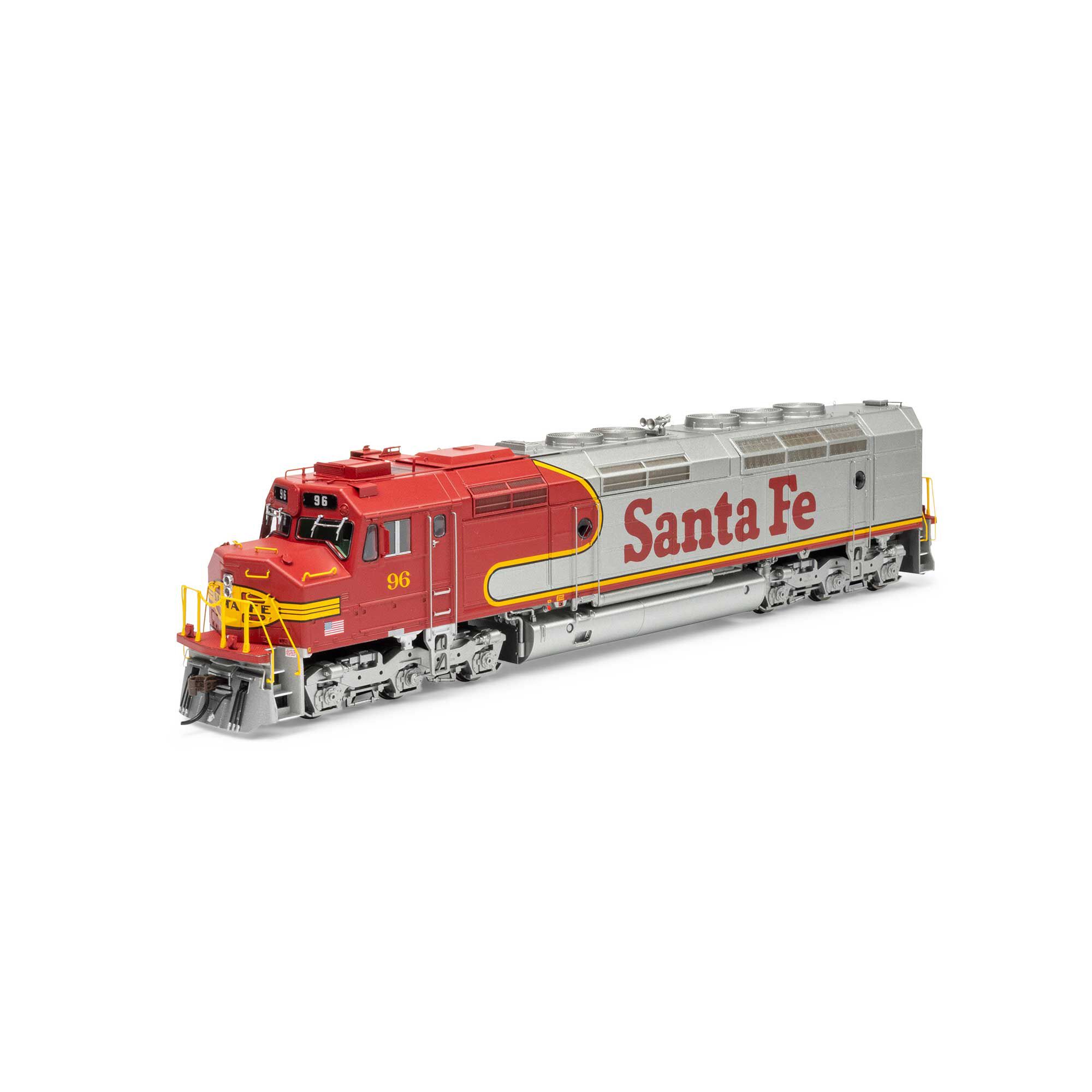 Athearn HO FP45 Locomotive with DCC & Sound, ATSF #96 Model Train