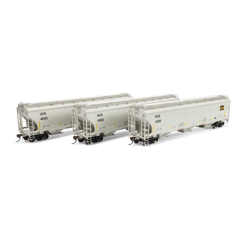 HO GEN Trinity 5161 Covered Hopper, IAIS #4035/4062/4088 (3)