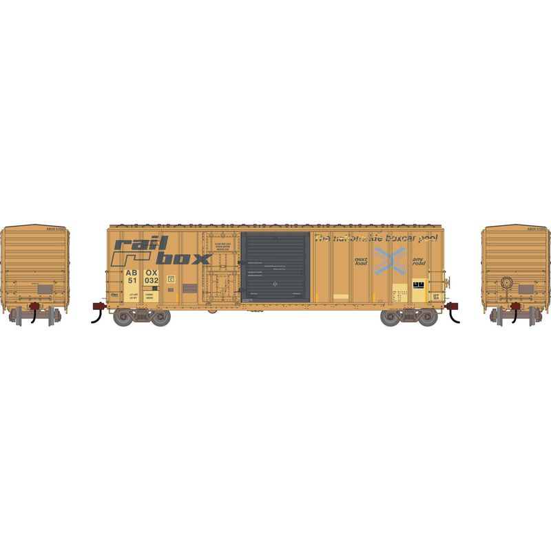 Athearn HO ATH 50' FMC 5277 Combo Door Box Car, Primed For Grime ABOX 'Early' #51032