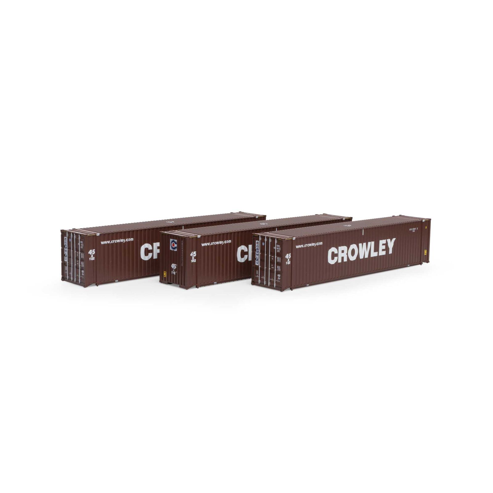 HO RTR 45' Container, Crowley #1 (3)