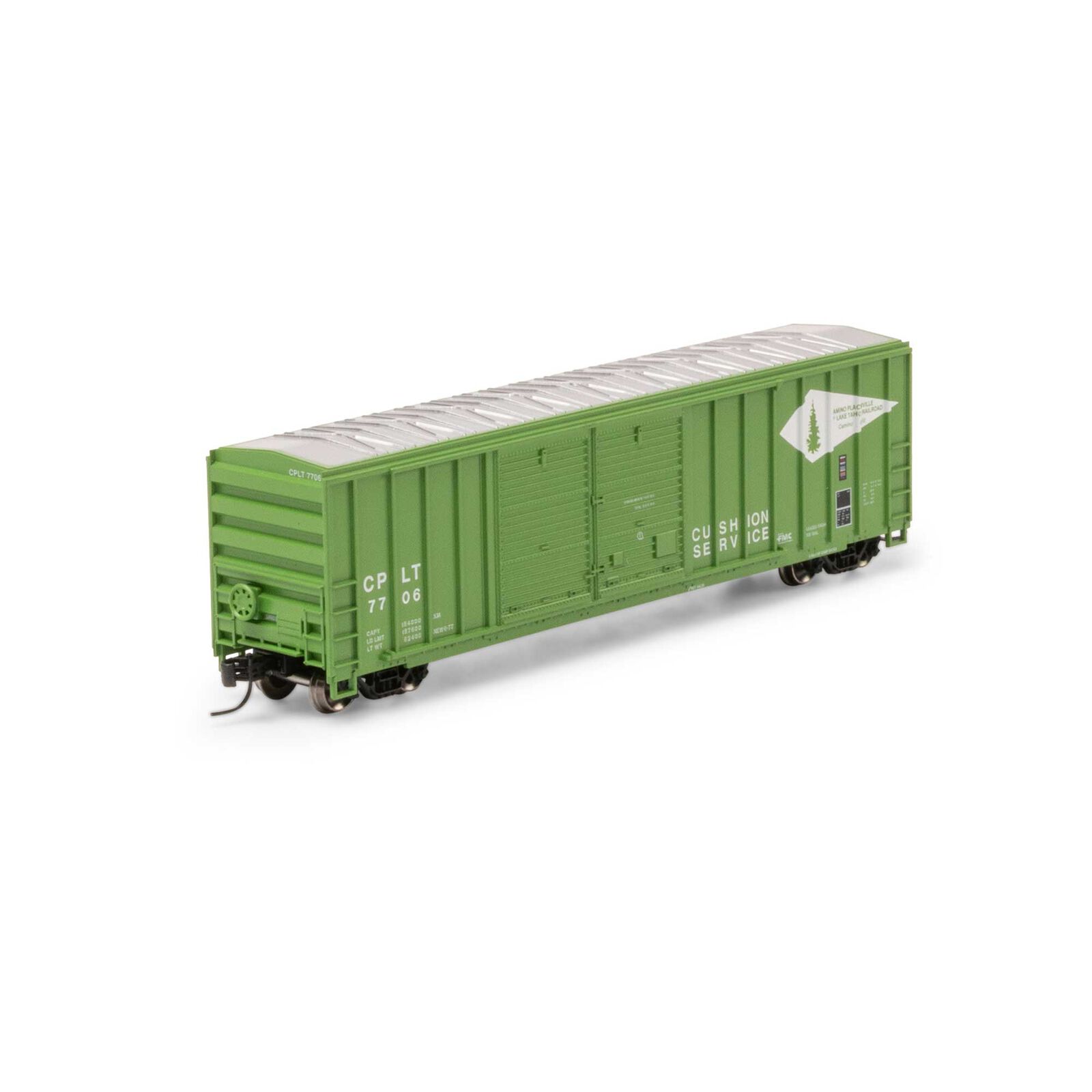 N 50' FMC DD Offset Box Car, CPLT #7706