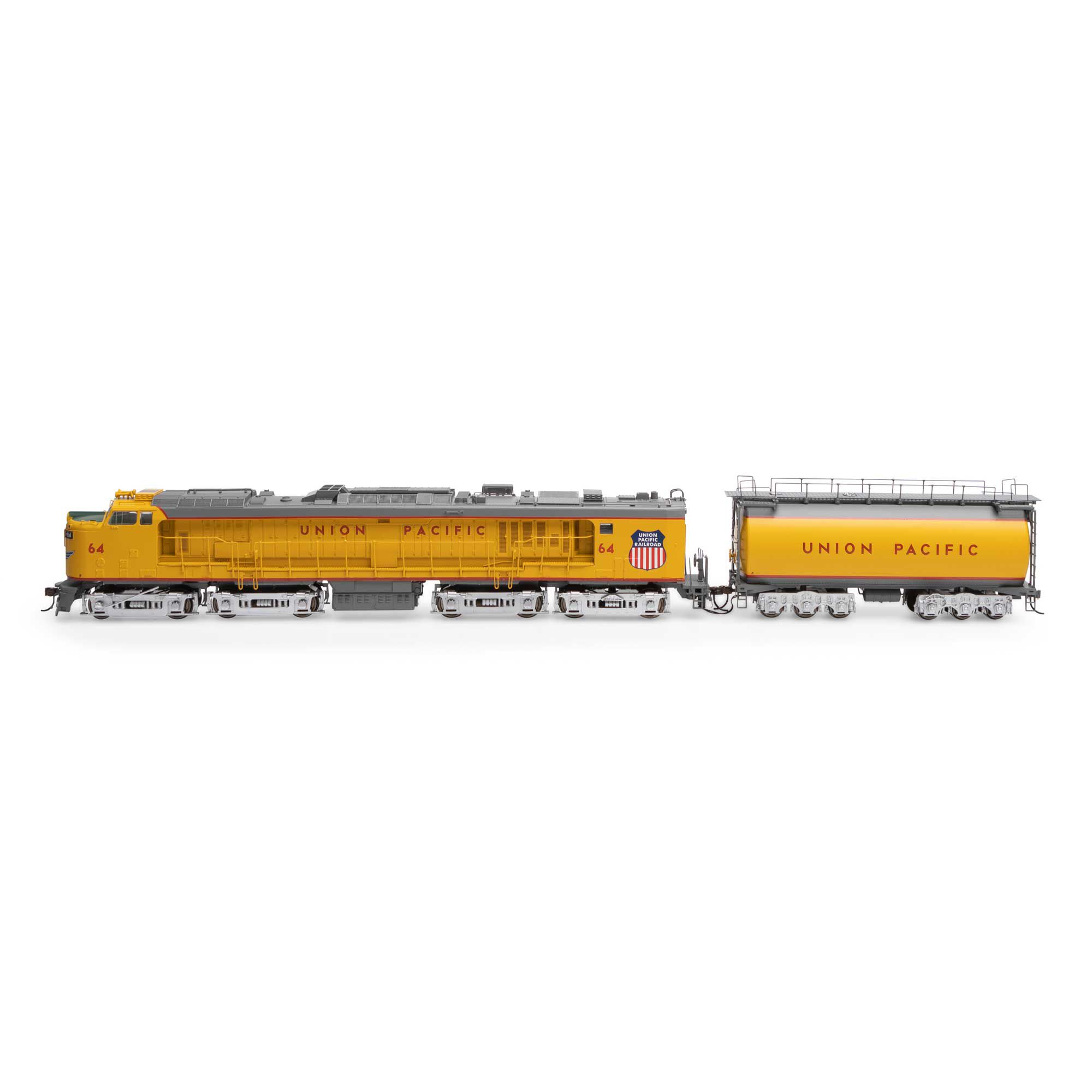 HO Gas Turbine with Tender with DCC & Sound, UP #64 Model