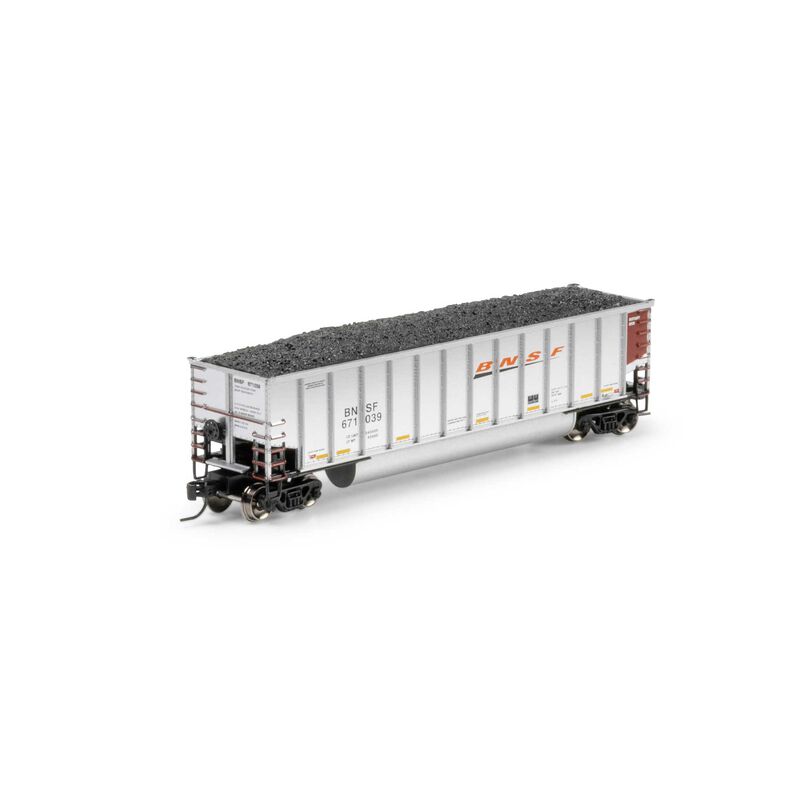Athearn N ATH Bethgon Coalporter w/Coal Load, BNSF #671039