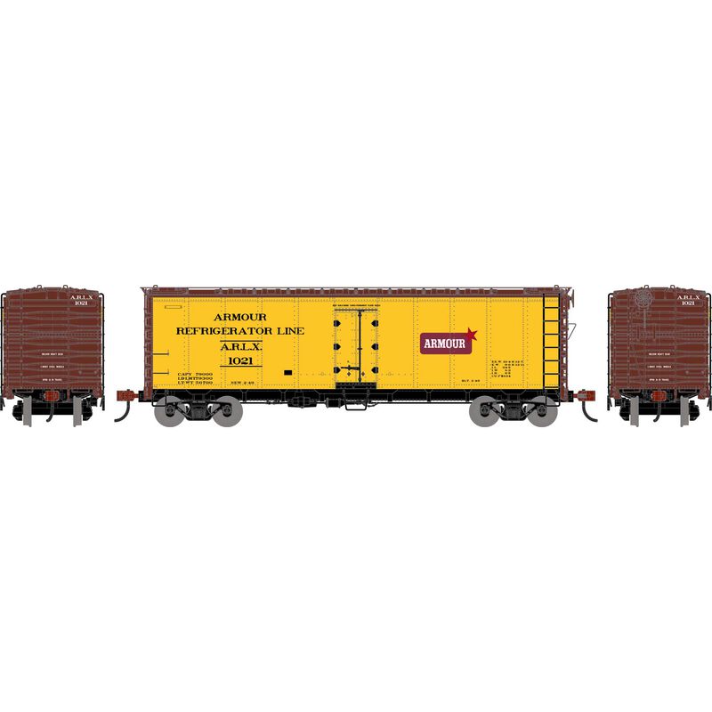 HO ATH 40' Steel Refrigerator Car, ARLX #1021