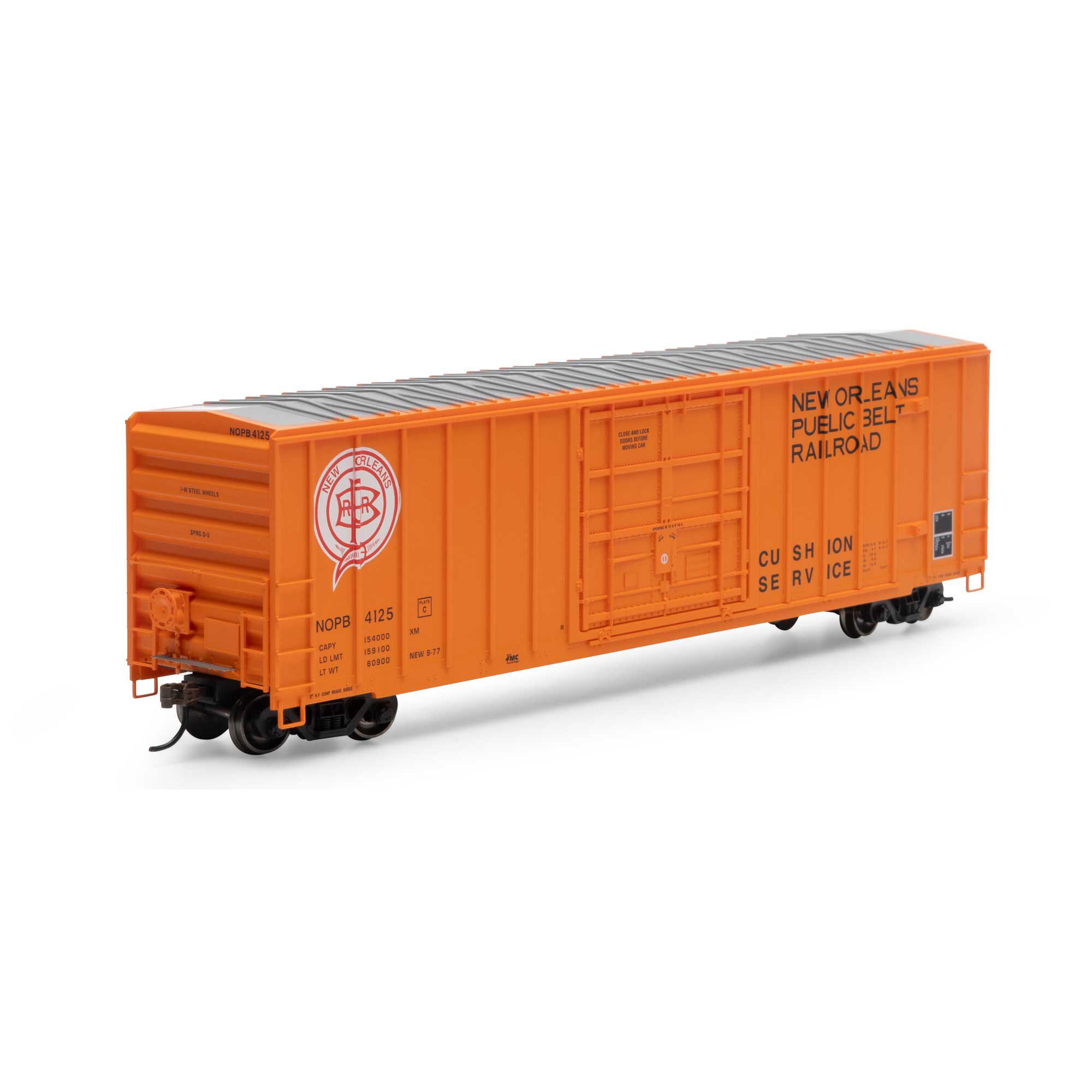 HO FMC 5327 12' Plug Door Box, NOPB #4125 Model Train | Athearn