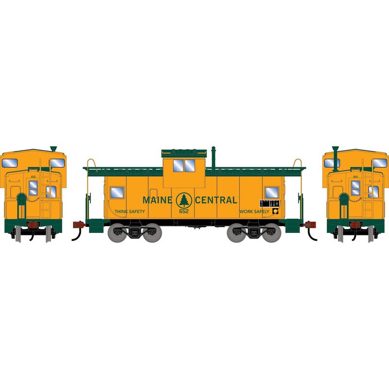HO ATH Wide-Vision Caboose, MEC #652