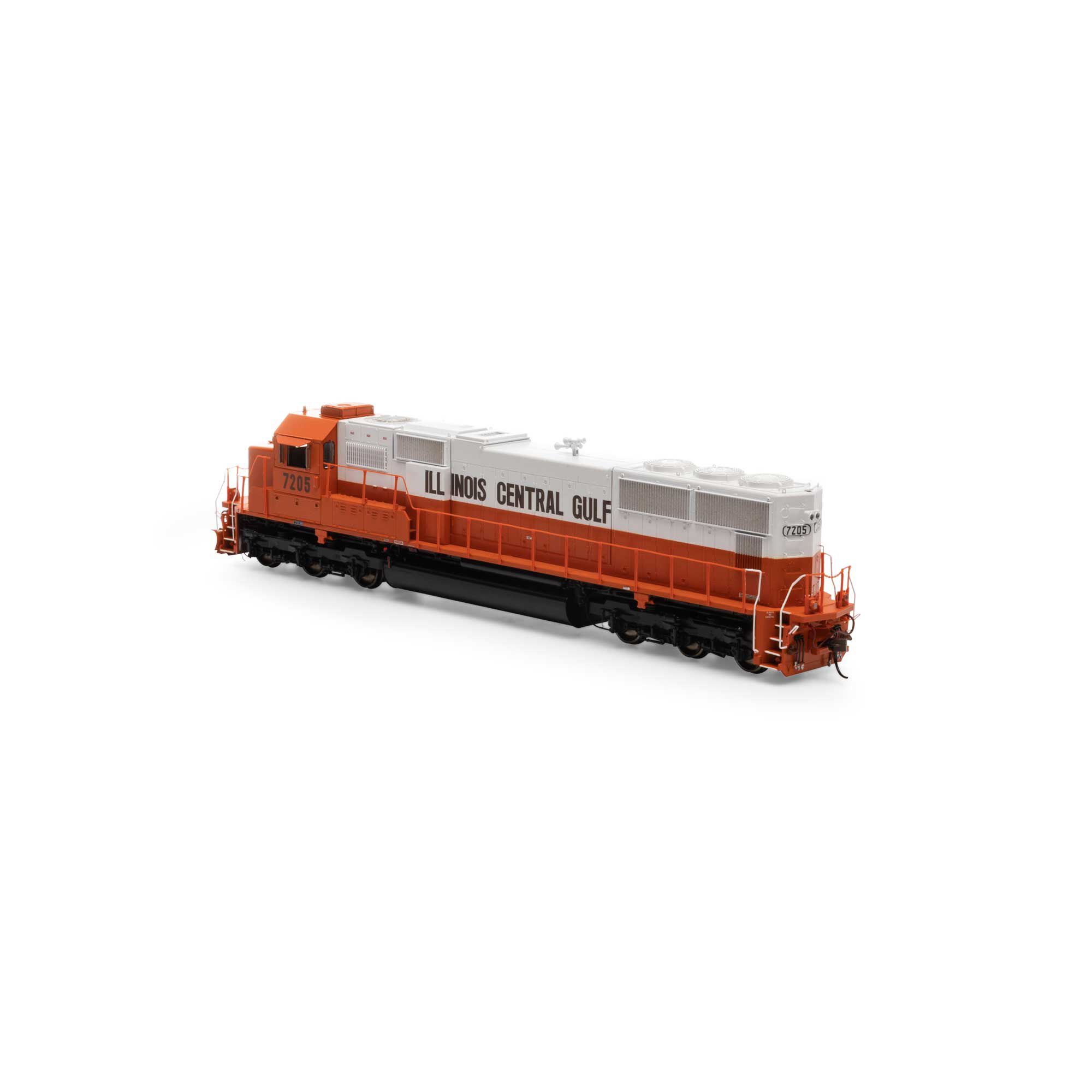 HO SD70 with DCC & Sound, Illinois Central Gulf #7205 Model