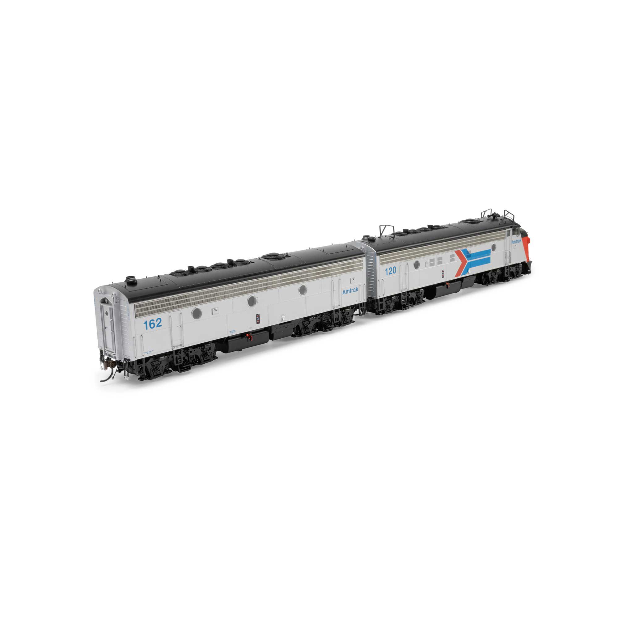 HO FP7A/F7B Locomotive with DCC & Sound, AMTK #120/162 Model Train
