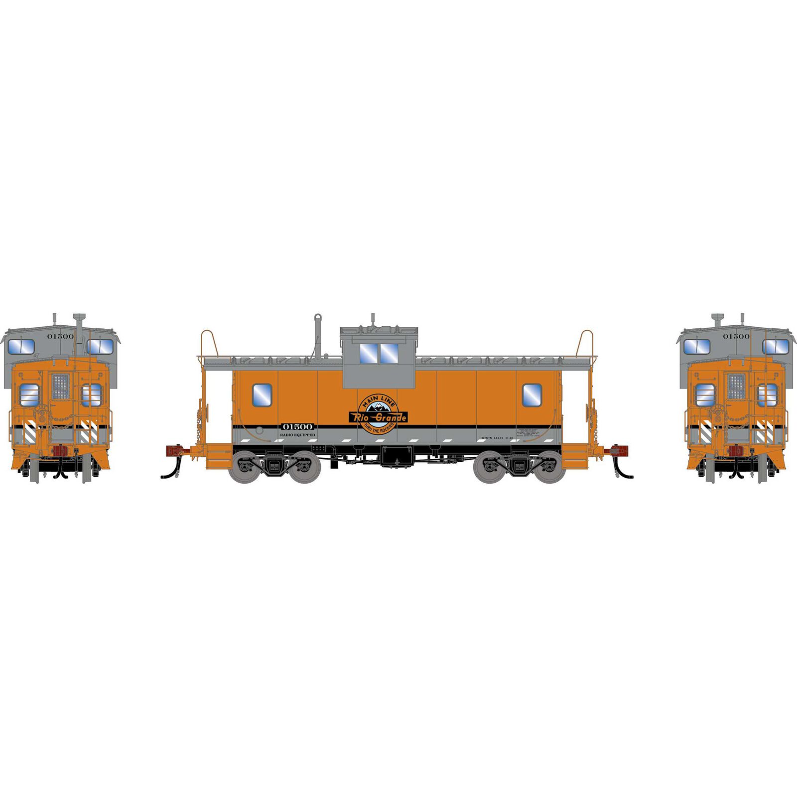 HO GEN ICC Wide-Vision Caboose Lights, DRGW #01500