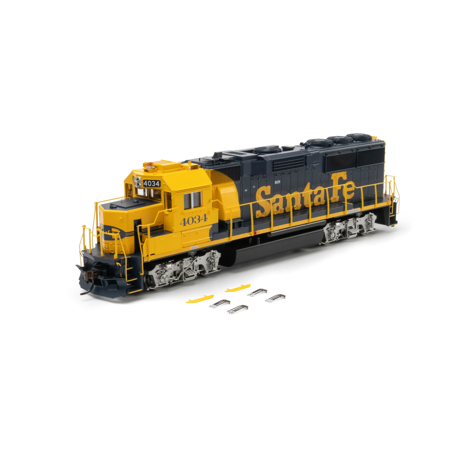 Athearn HO EMD GP60 Locomotive, Sound-Ready, ATSF #4034