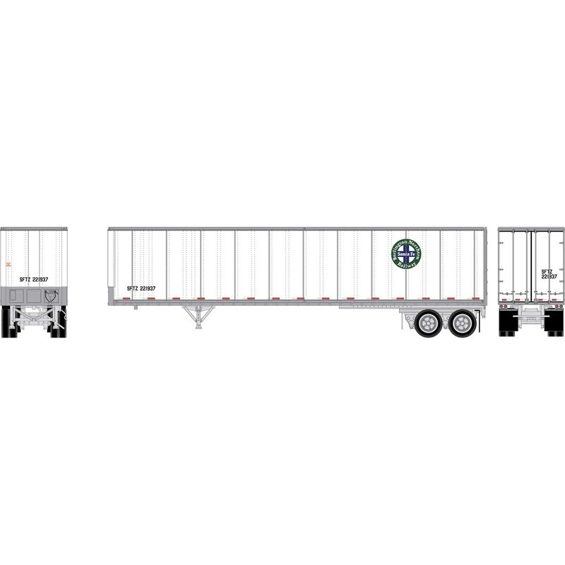 HO ATH 45' Fruehauf Z-Van Trailer Smooth Side, SFTZ #221937