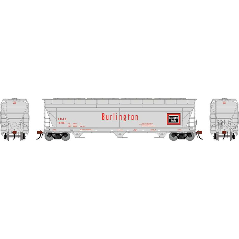 HO GEN ACF 4600 Covered Hopper, CBQ #184507