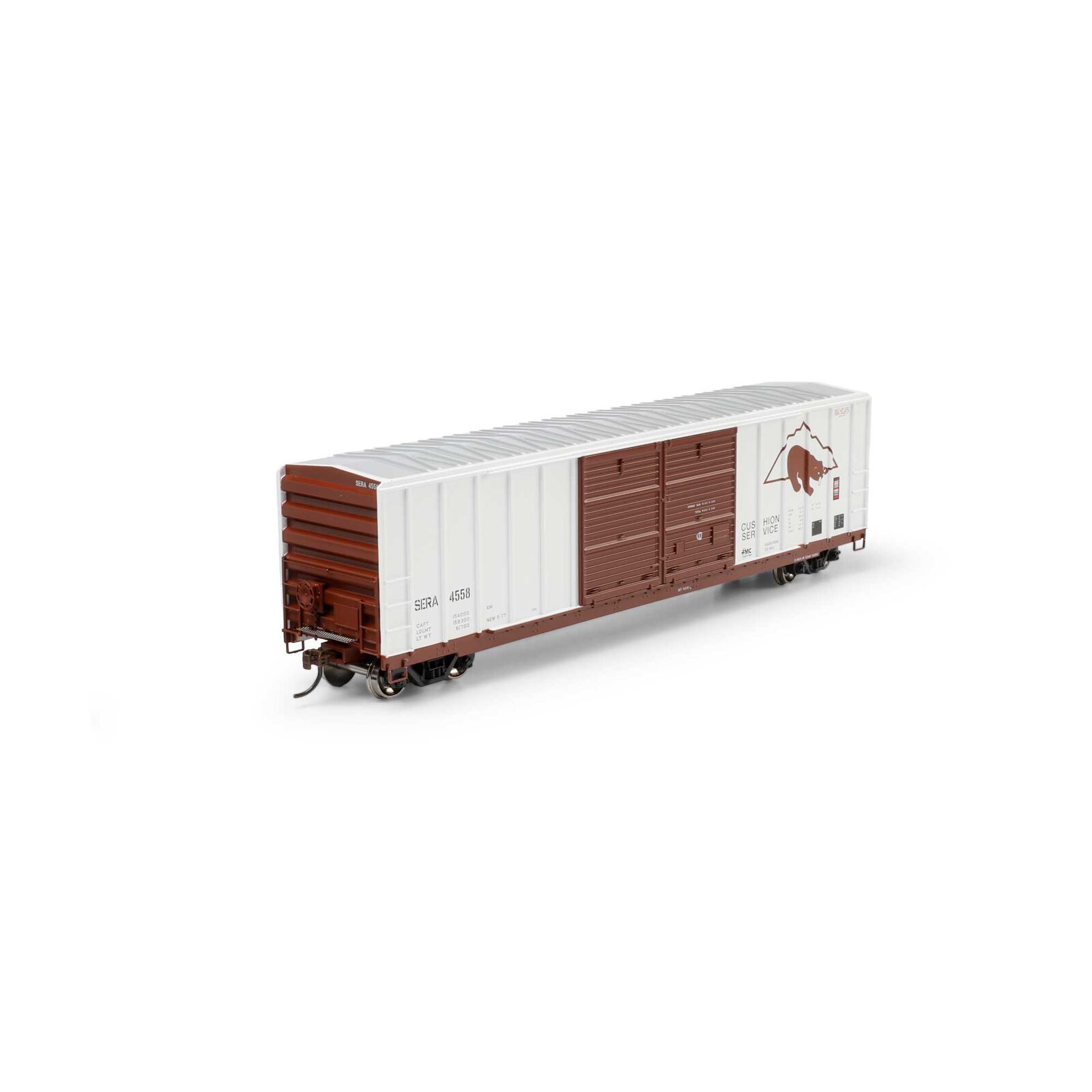 Athearn HO ATH 50' FMC 5077 Centered Double Door Box Car, SERA #4558