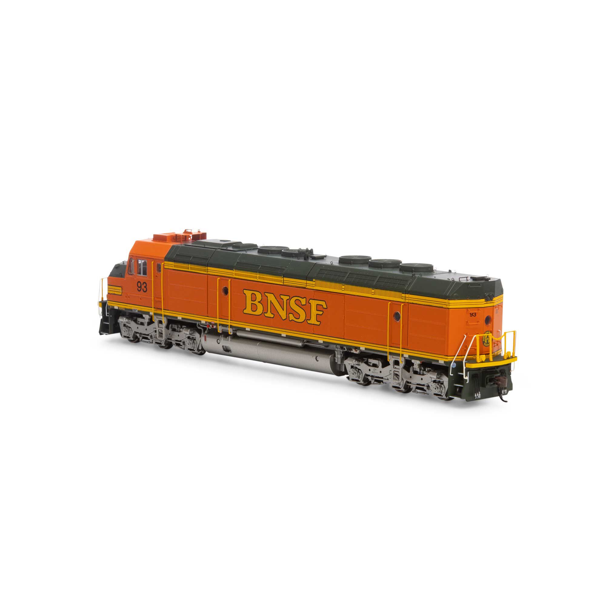 Athearn HO FP45 with DCC & Sound, BNSF #93 Model Train | Athearn