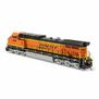 HO GE Dash 9-44CW Locomotive with DCC & Sound, BNSF Wedge #4437
