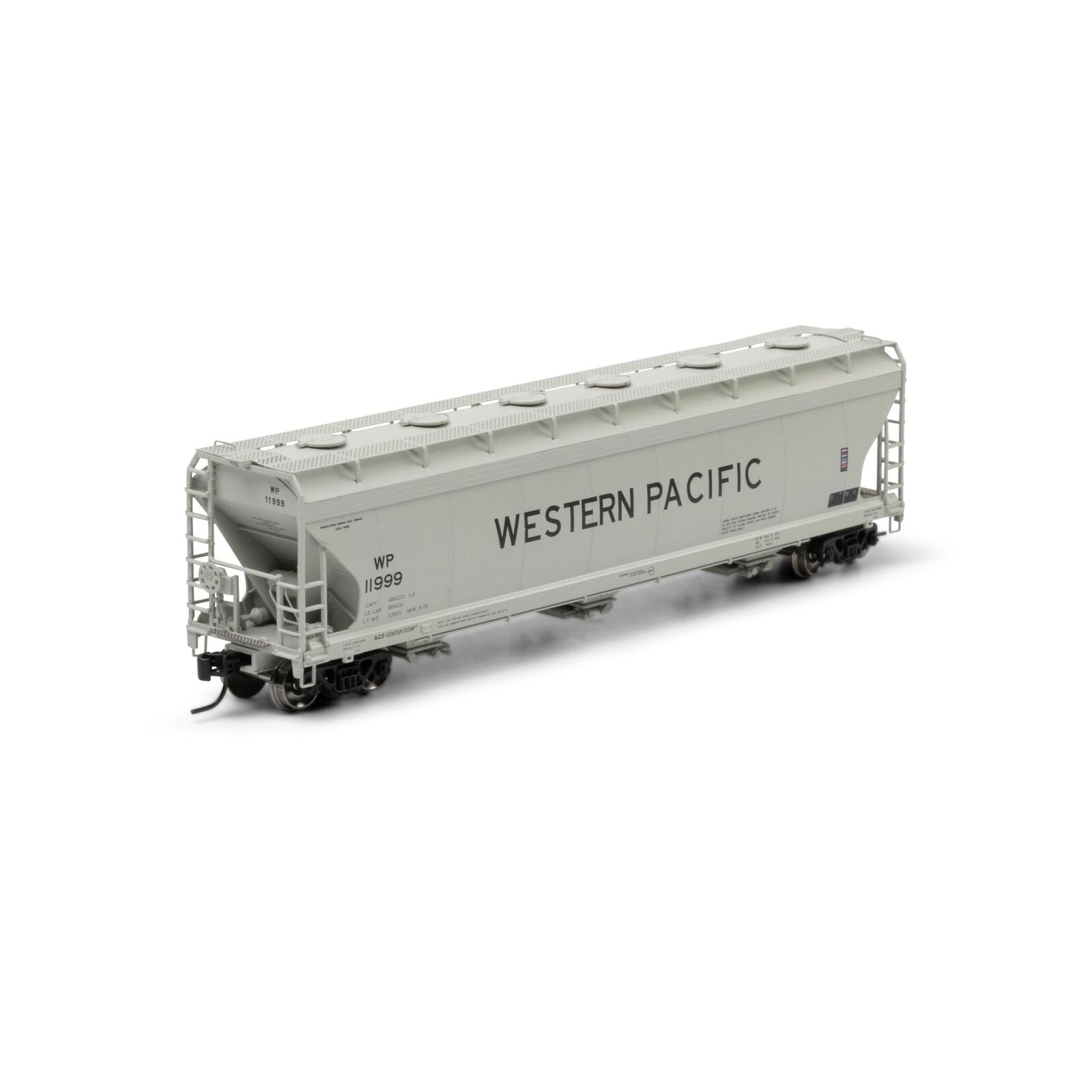 Athearn Genesis N ACF4600 Covered Hoppers, WP #11999
