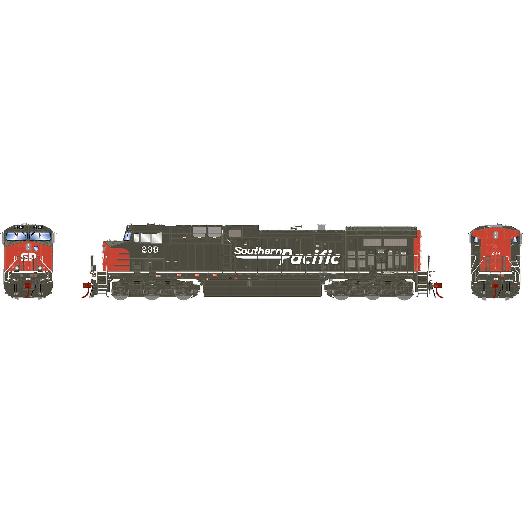 Athearn HO G2 AC4400CW w/DCC & Sound, SP #239 Model Train