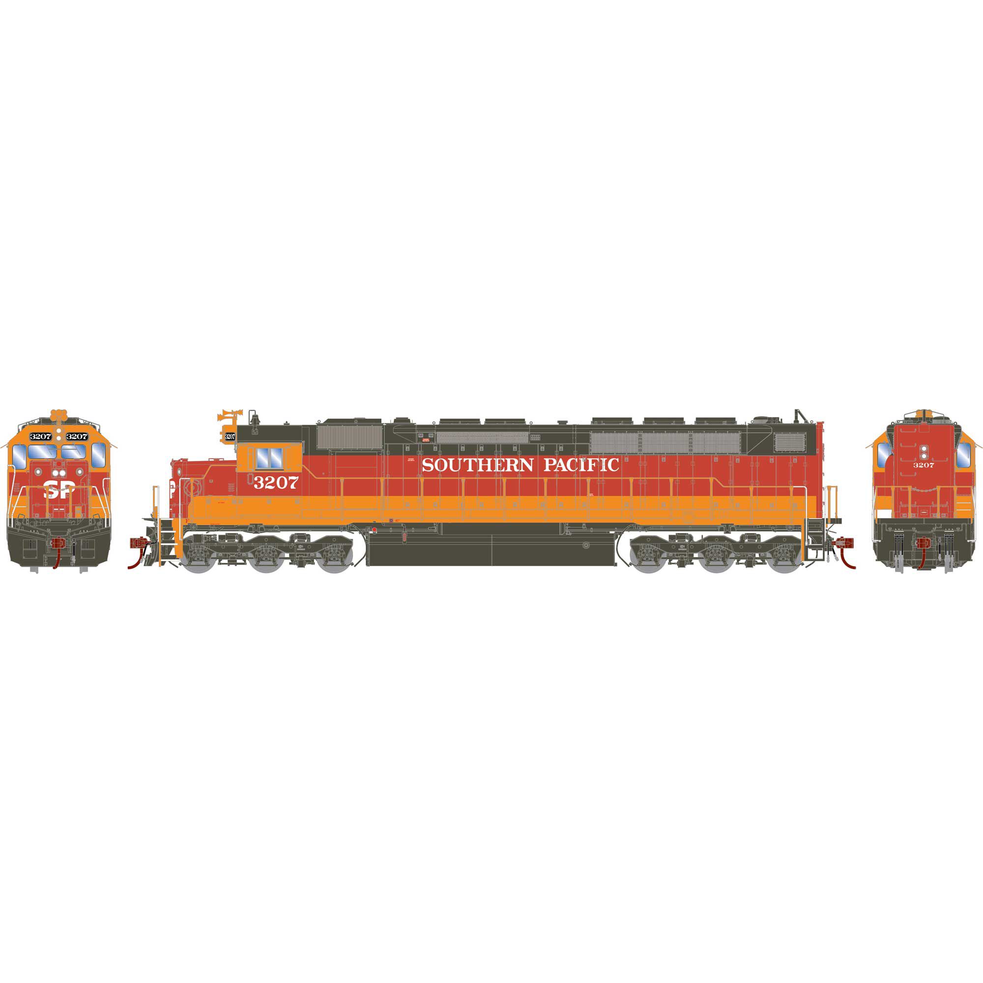 Athearn Genesis HO GEN SDP45 Locomotive w/DCC & SOUND, Legendary