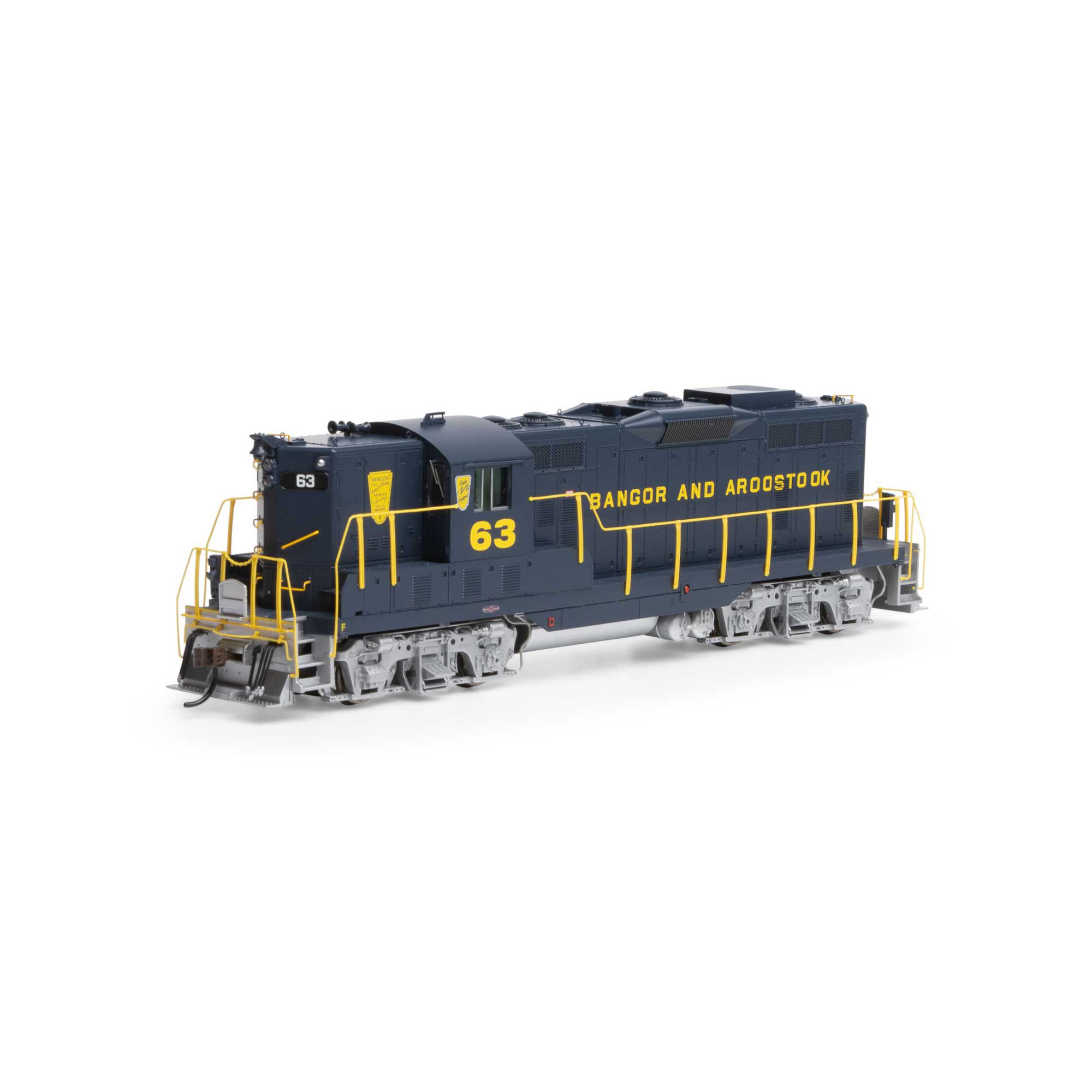 Athearn HO GP7 with DCC & Sound, BAR #63 Model Train | Athearn