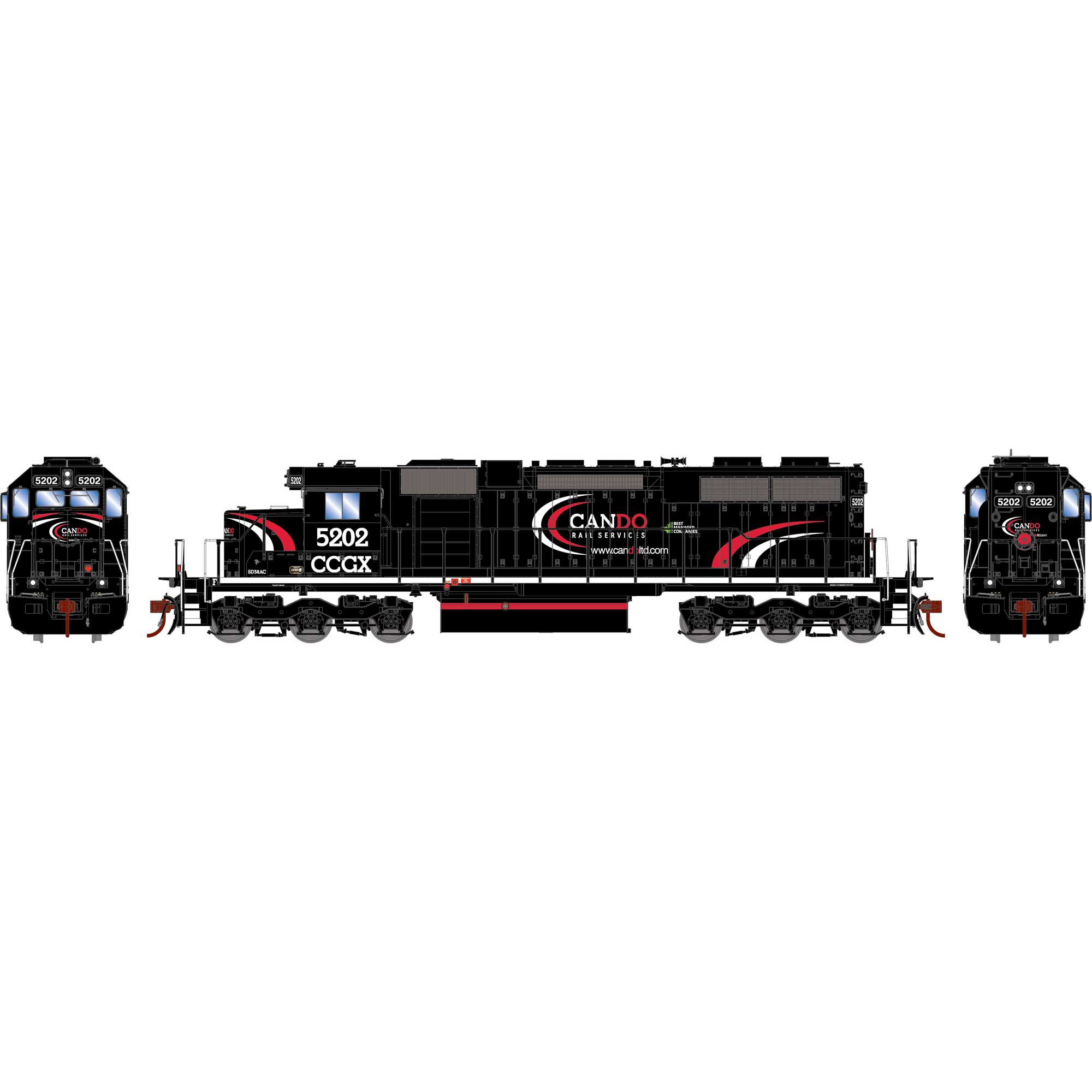 Athearn HO RTR SD38, CCGX #5202 Model Train | Athearn | Athearn
