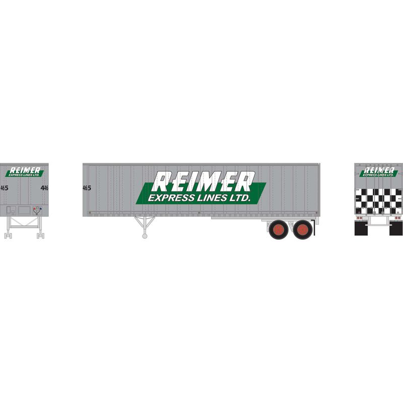 N 40' Fruehauf Trailer, Reimer Express Lines #4465