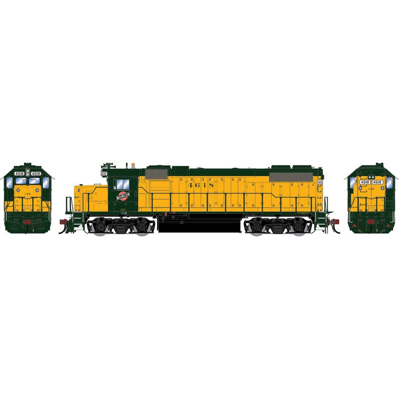 Athearn Genesis HO GEN GP38-2 Locomotive, CNW #4618