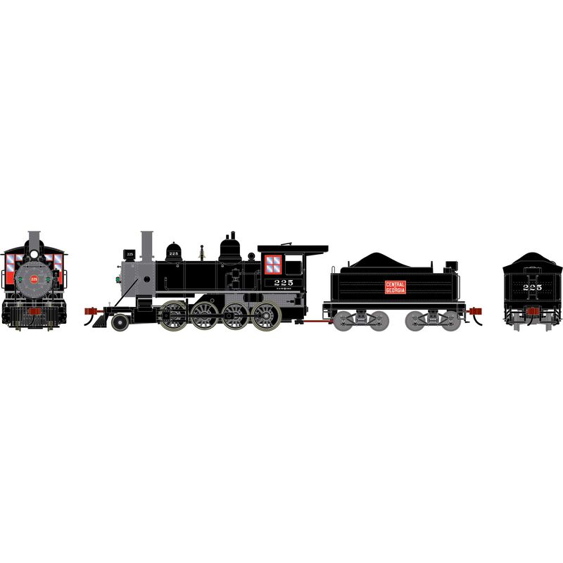 HO ATH 2-8-0 Steam Locomotive, CG #225