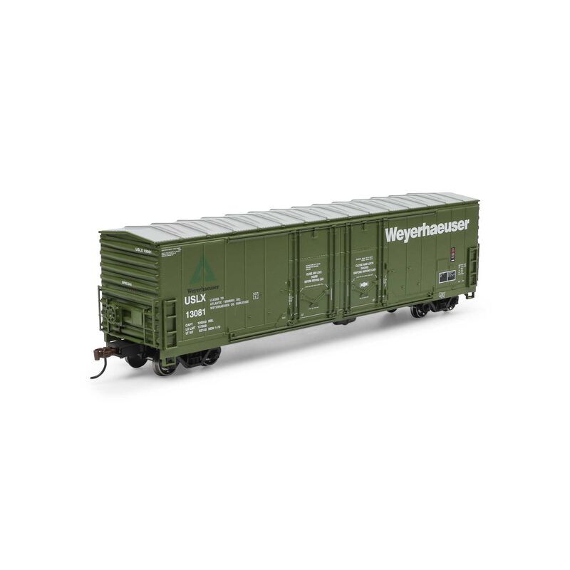 HO 50' Evans DD Plug Box Car, USLX #13081