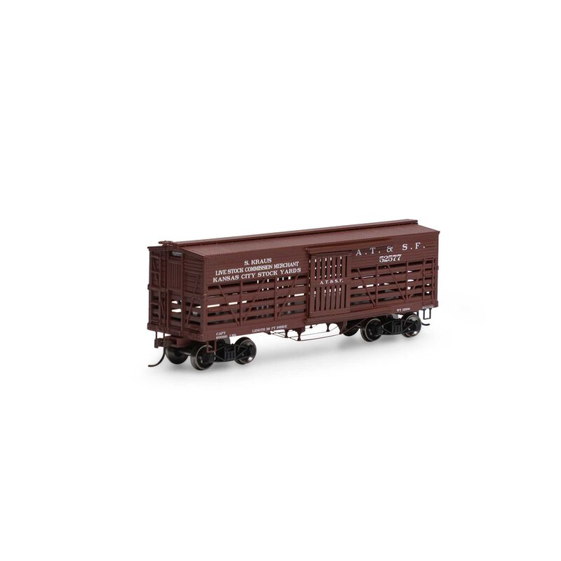 HO 36' Old Time Stock Car, ATSF #52577
