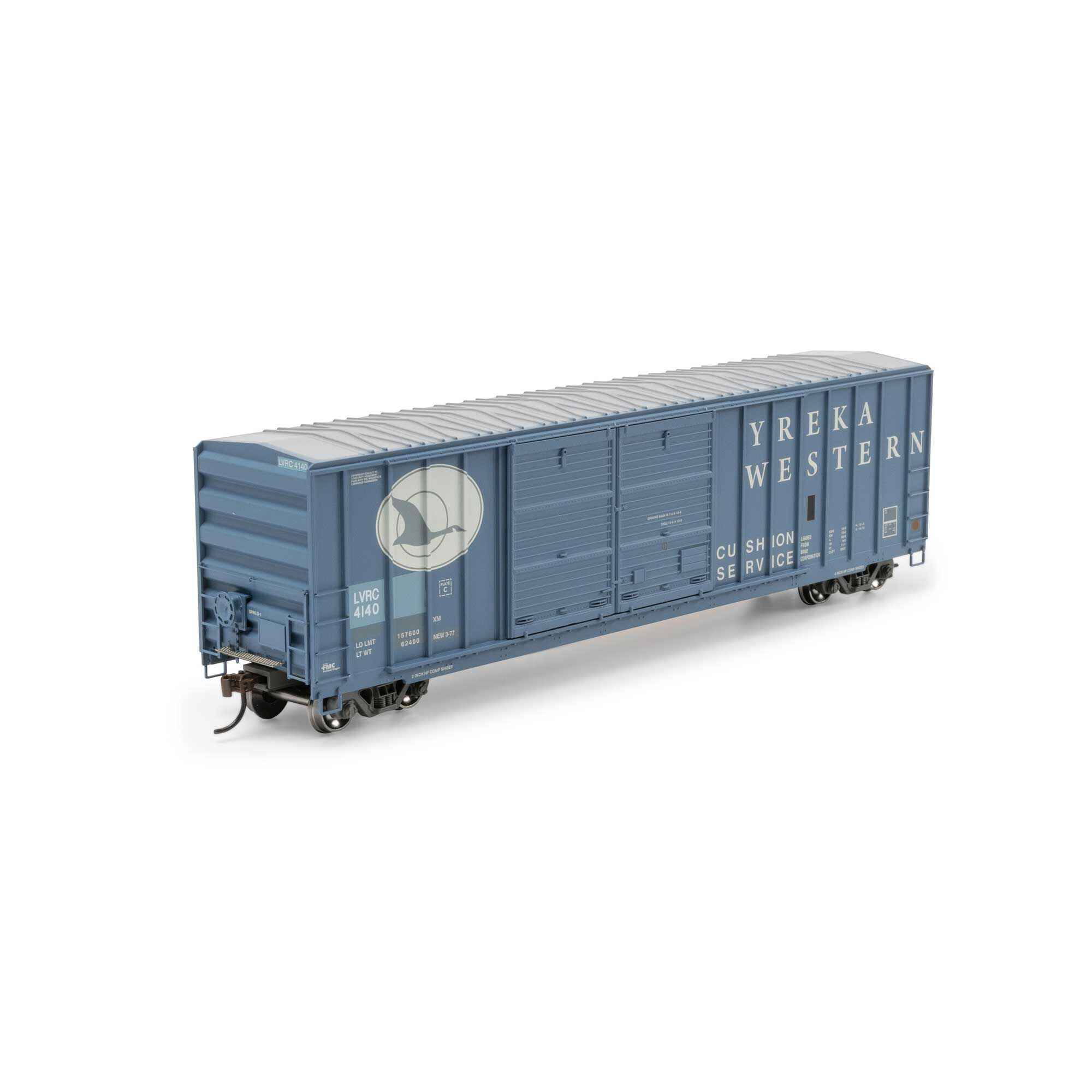 Athearn HO 50' FMC 5347 DD Offset Box Car, Primed For Grime LVRC
