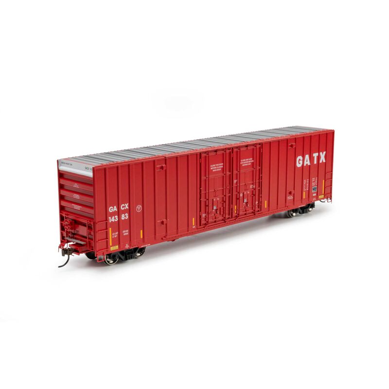 Athearn HO ATH 60' Gunderson High Cube Double Door Box Car, GACX #14383