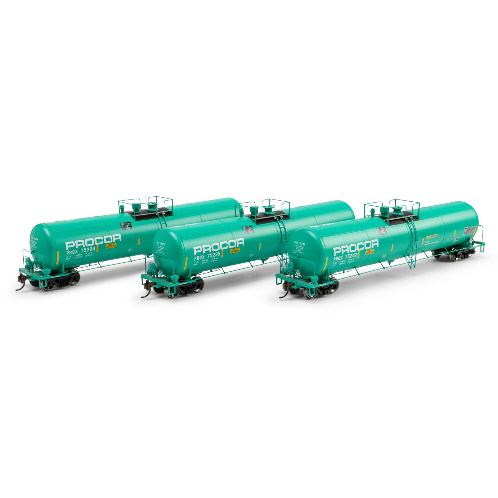 Athearn HO ATH 30K Ethanol Tank Car, PROX #75242/75295/75299 (3)