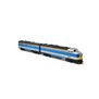 Athearn HO FP7/F7B Locomotive with DCC & Sound, EMD Demo #7001/7002