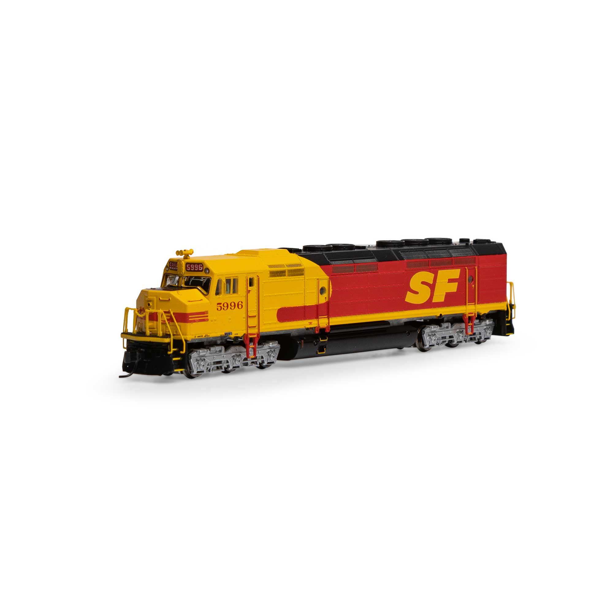 MRC N Drop in: Athearn FP45 デコーダー Athearn N FP45 with DCC & Sound, SF/Kodachrome #5996 Model Train