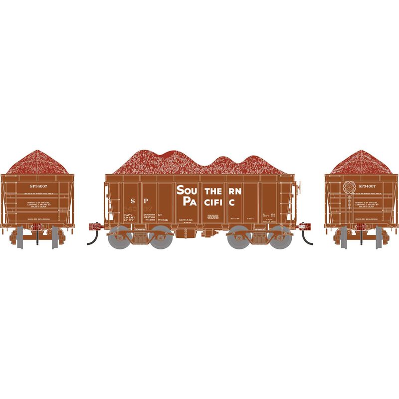HO 26' PC&F Ore Car Tight-Bottom High Side with Load, SP #34007