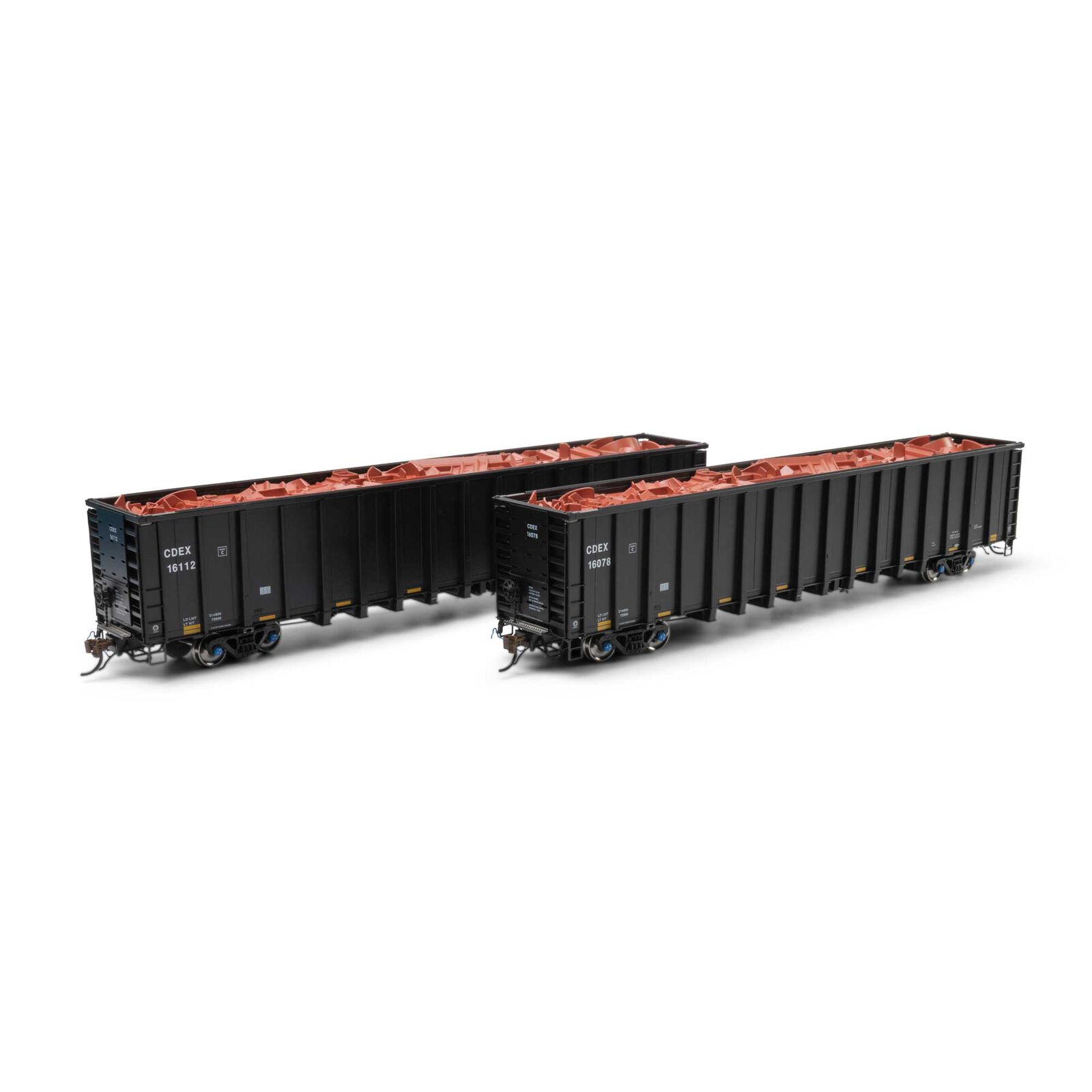 HO NSC 6400 Gondola with Scrap Load, CDEX #16078, 16112 (2)