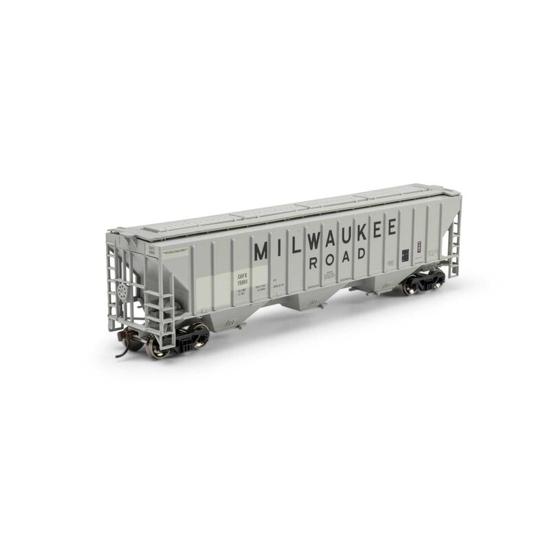 Athearn HO ATH PS 4740 Covered Hopper, Primed For Grime CEFX #15091