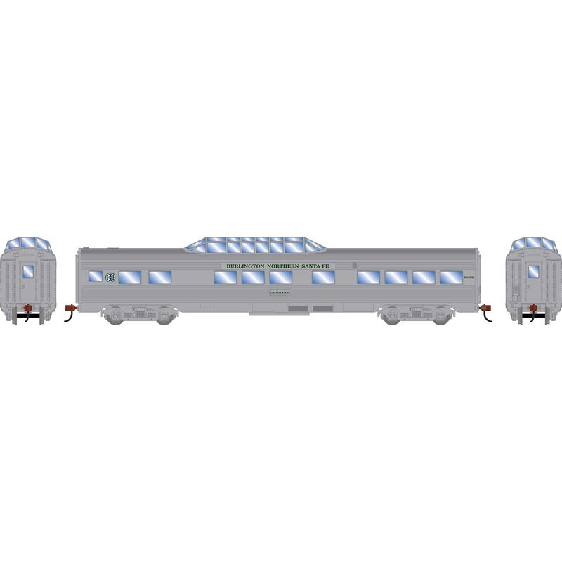 HO RND Streamline Dome Car, BNSF 'Canyon View' #35