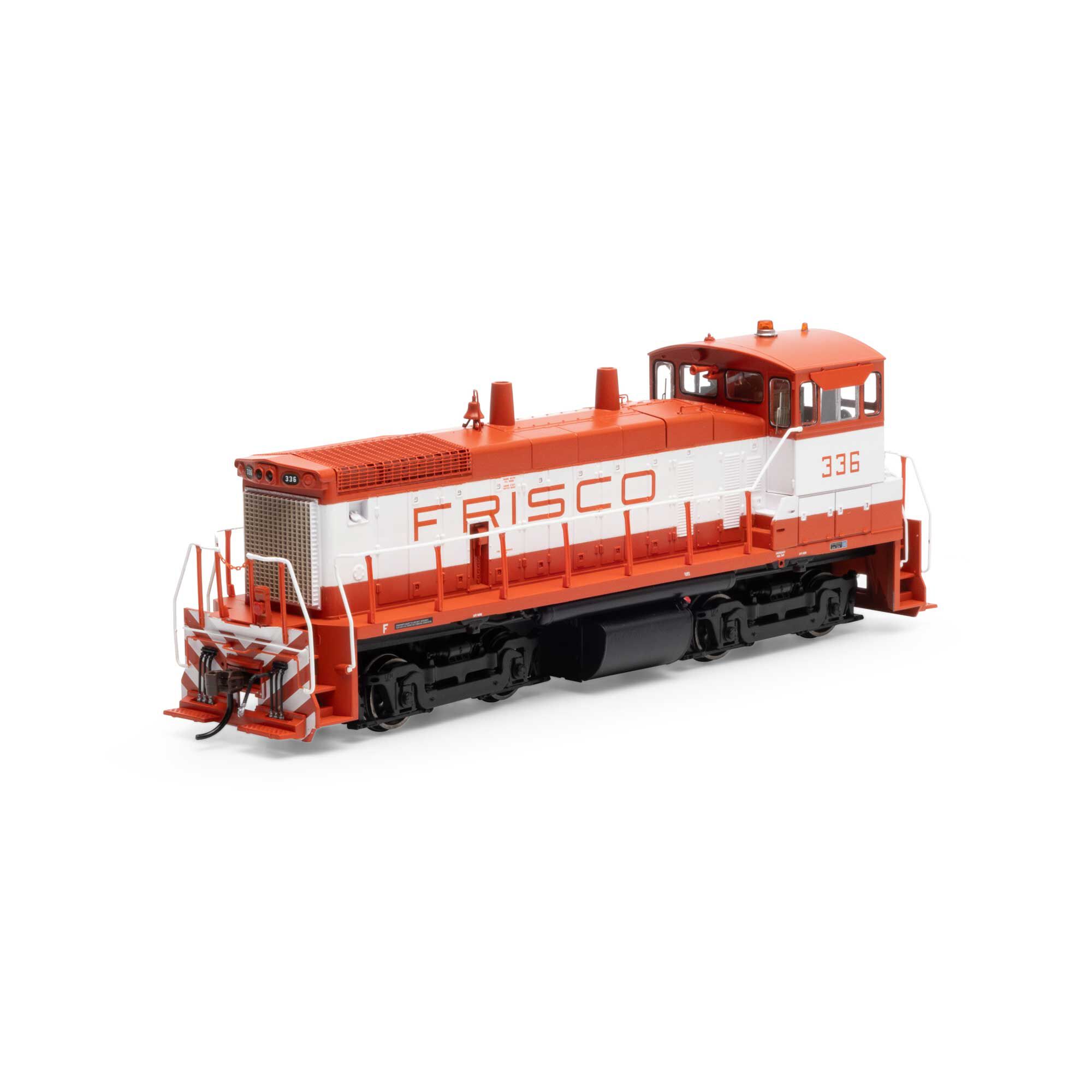 Athearn HO SW1500 Locomotive with DCC & Sound, Frisco #336 Model