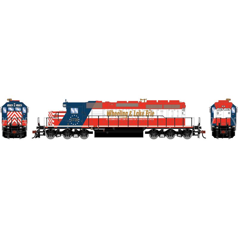 HO ATH SD40-2 Locomotive, WLE #1776